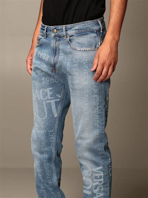 jeans bianchi versace|versace jeans sale.